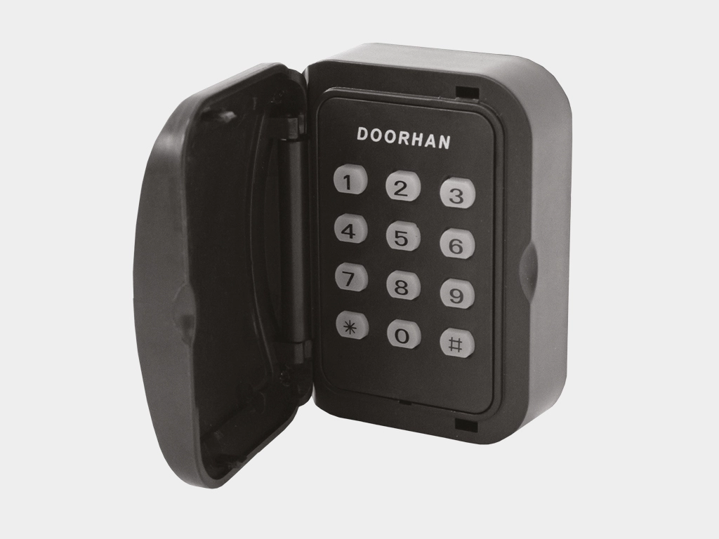 Кодовая клавиатура серии keypad (клавиатура) для дистанционного управления электроприводом ворот, оснащенным встроенным или внешним приемником DoorHan.